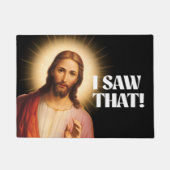 おもしろいイエスミーム私は見た ドアマット (正面)