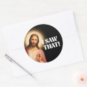 おもしろいイエスミーム私は見た ラウンドシール (封筒)