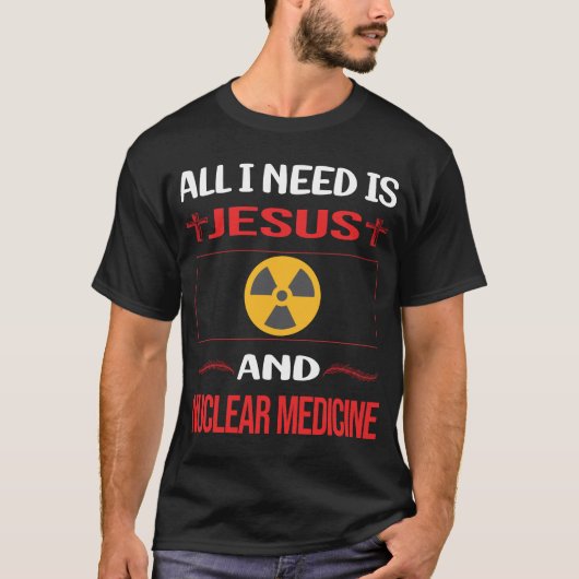 おもしろいイエス核医学 Tシャツ (正面)