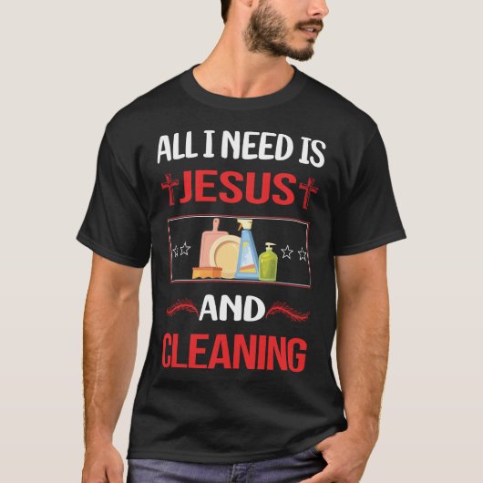 おもしろいイエス様 Tシャツ (正面)