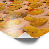 おもしろいイエローゴムダック10x8 フォトプリント            (角)