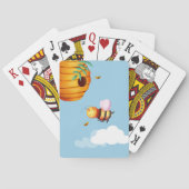 おもしろいイエロービー トランプ (裏面)