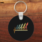 おもしろいイカ海洋生物学者 キーホルダー (正面)