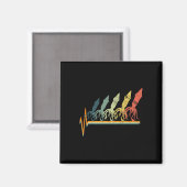 おもしろいイカ海洋生物学者 マグネット (正面/裏面)