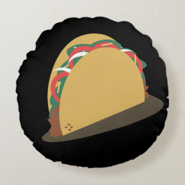 おもしろいイソメトリックタコフードレストラン ラウンドクッション