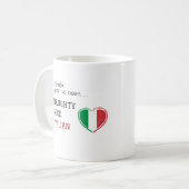 おもしろいイタリアンいけなクリスマス コーヒーマグカップ (正面左)