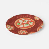 おもしろいイタリアン夜 ペーパープレート (アングル)