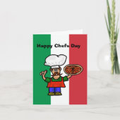 おもしろいイタリアン調理師シェフデイカード カード (正面)