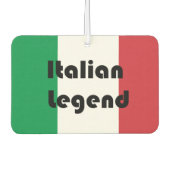 おもしろいイタリアン カーエアーフレッシュナー (正面)