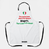 おもしろいイタリアンStugotzディナーエプロンの内容 エプロン (正面)