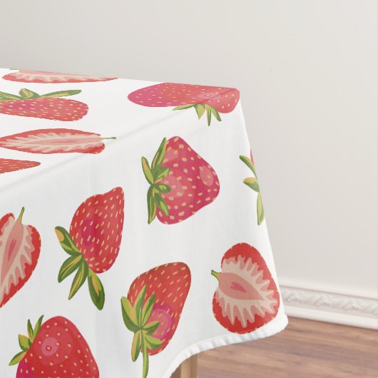 おもしろいイチゴ模様 テーブルクロス (インサイチュ)