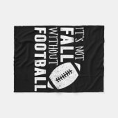 おもしろいイット秋の引用文 フリースブランケット (正面(横))