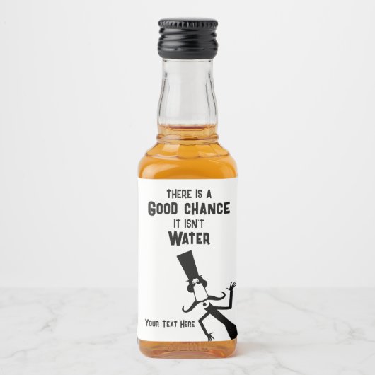 おもしろいイラストレーション引用文 – リキュールラベルセット リキュールボトルラベル (正面)