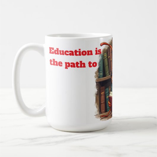 おもしろいイラストレーション コーヒーマグカップ (左)