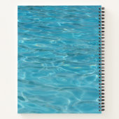 おもしろいイルカとバブル ノートブック (裏面)