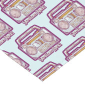 おもしろいイワシのステレオ ショートテーブルランナー (コーナー)