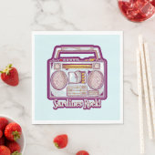 おもしろいイワシのステレオ スタンダードランチョンナプキン (インサイチュ)