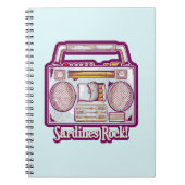 おもしろいイワシのステレオ ノートブック (正面)