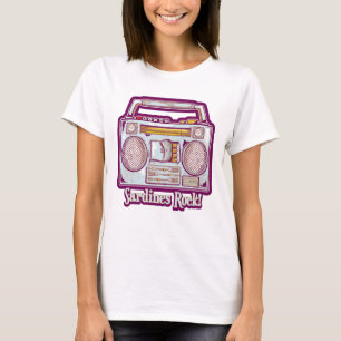 おもしろいイワシのステレオ Tシャツ