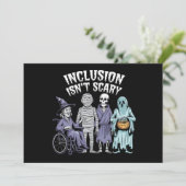 おもしろいインクルージョンは怖くない先生ハロウィーン2024 招待状 (スタンド正面)