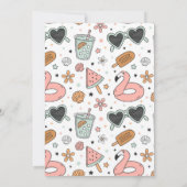 おもしろいインサンサマーバースデーパーティー招待状 招待状 (裏面)