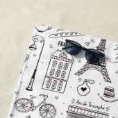 おもしろいインサントラベルパリビーチ ビーチタオル (インサイチュ)