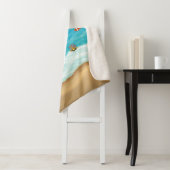 おもしろいインサンマーメイドドルフィンビーチ パーソナライズされた シェルパブランケット (インサイチュ)