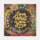 おもしろいインスパイアのフローラが気に入ること マグネット (正面)