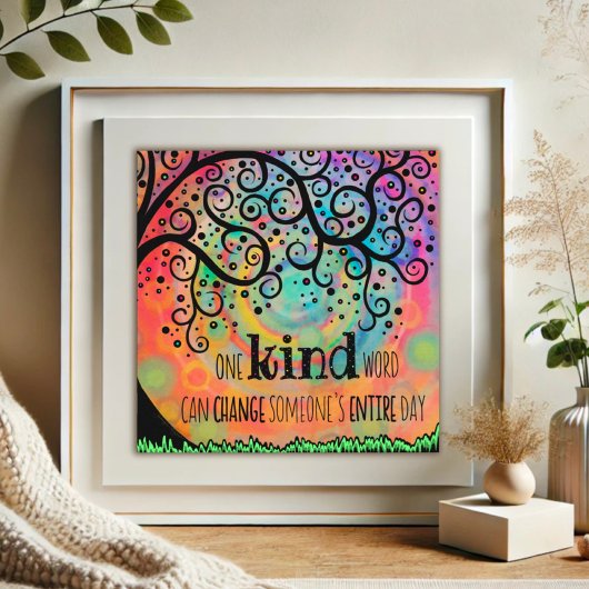 おもしろいインスパイアの優しい言葉の教室 ポスター