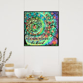 おもしろいインスパイアズステイ謙虚な教室 ポスター (キッチン)