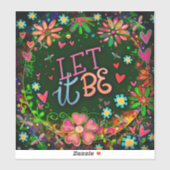 おもしろいインスパイアフローラは気にせ感動的る シール (シート)