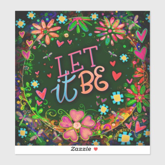 おもしろいインスパイアフローラは気にせ感動的る シール (シート)