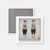 おもしろいインテリアデザイナーユーモア磁石 マグネット (正面/裏面)