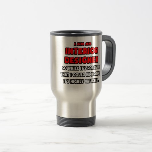 おもしろいインテリアデザイナ…非常に可能性の低い トラベルマグ (正面右)