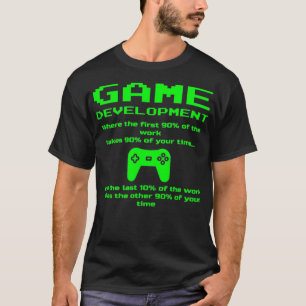 おもしろいインディビデオゲーム開発者開発者 Tシャツ
