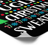 おもしろいインフレのためクリスマスは私の醜い ポスター (角)