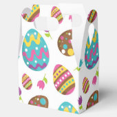 おもしろいイースターエッグと花のパーティーの好意ボックス フェイバーボックス (オープン)