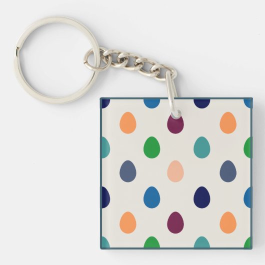 おもしろいイースターエッグ キーホルダー (正面)