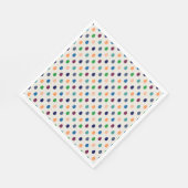 おもしろいイースターエッグ スタンダードランチョンナプキン (角)