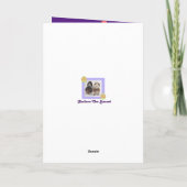 おもしろいイースターカード(Basset Hound、Bunny、Egg付き) シーズンカード (裏面)