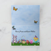おもしろいイースターグリーティングカード シーズンカード (内部)