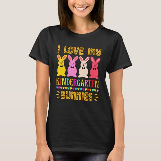おもしろいイースターデー先生Tee I Love My P幼稚園 Tシャツ (正面)