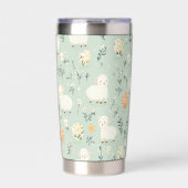 おもしろいイースターパターン20ozサーマルタンブラー 保温保冷タンブラー (正面)