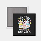 おもしろいイースターマイグノーミーハッピーイースター格言バン マグネット (正面/裏面)