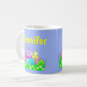 おもしろいイースターマグ コーヒーマグカップ (正面左)