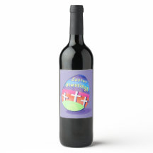 おもしろいイースターワインラベル