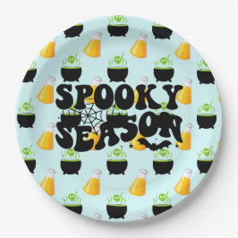 おもしろいウィッチズブリューハローウィンパーティ紙プレート ペーパープレート