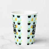 おもしろいウィッチズブリューハローウィンパーティ紙プレート 紙コップ (左)