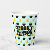 おもしろいウィッチズブリューハローウィンパーティ紙プレート 紙コップ (正面)