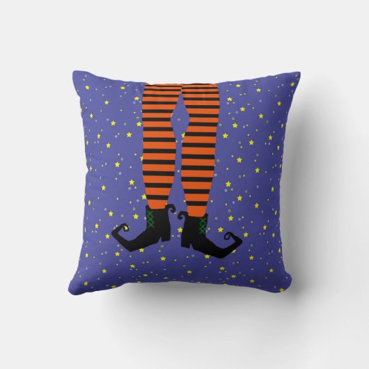 おもしろいウィッチレッグ枕 クッション (裏面)